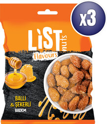 Ballı & Şekerli Badem 3 x 100 g - Thumbnail
