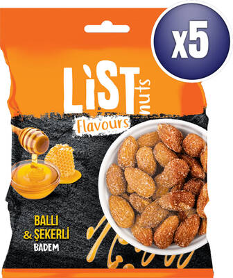 Ballı & Şekerli Badem 5 x 100 g