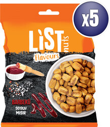 List Flavours - Barbekü Soslu Mısır 5 x 75 g