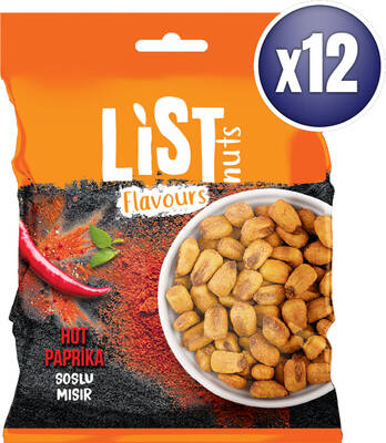 Hot Paprika Soslu Mısır 12 x 75 g