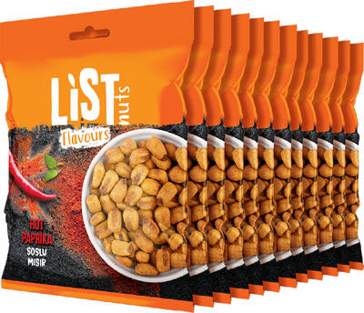 Hot Paprika Soslu Mısır 12 x 75 g