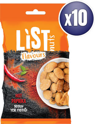 Hot Paprika Soslu Yer Fıstığı 10 x 30 g