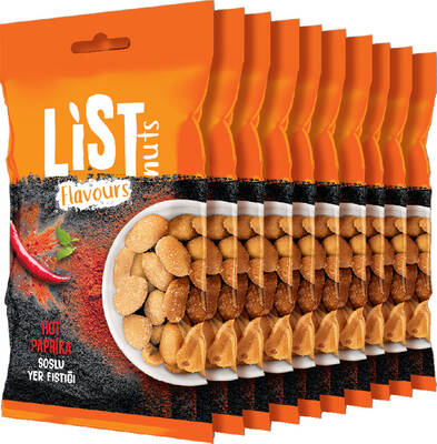 Hot Paprika Soslu Yer Fıstığı 10 x 30 g