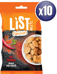 List Flavours - Hot Paprika Soslu Yer Fıstığı 10 x 30 g