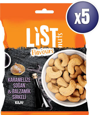 Karamelize Soğan & Balzamik Sirkeli Kaju 5 x 100 g