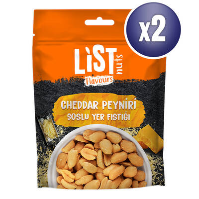 List Flavours Cheddar Soslu Yer Fıstığı 2 x 110 g