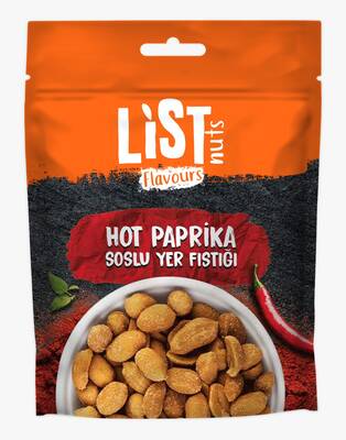 List Flavours Hot Paprika Soslu Yer Fıstığı 110 g
