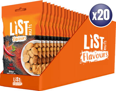 Hot Paprika Soslu Yer Fıstığı 20 x 30 g