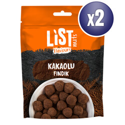 List Flavours - List Flavours Kakaolu Fındık 2 x 90 g  List Flavours - List Flavours Kakaolu Fındık 2 x 90 g