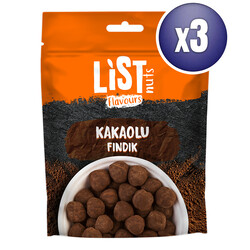 List Flavours - List Flavours Kakaolu Fındık 3 x 90 g 