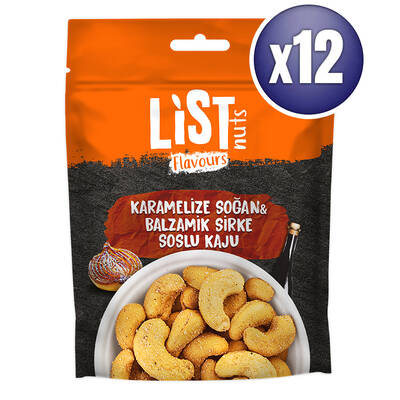 List Flavours Karamelize Soğan & Balzamik Sirkeli Kaju 12 x 100 g