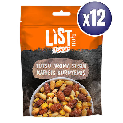 List Flavours Tütsü Soslu Karışık Kuruyemiş 12 x 150 g