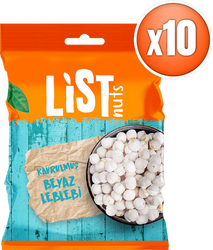 List Nuts Beyaz Leblebi 10 x 90 g - Thumbnail