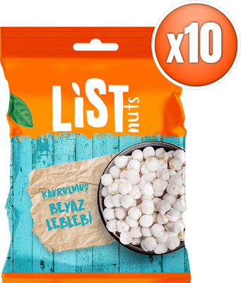 List Nuts Beyaz Leblebi 10 x 90 g