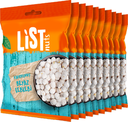 List Nuts Beyaz Leblebi 10 x 90 g - Thumbnail