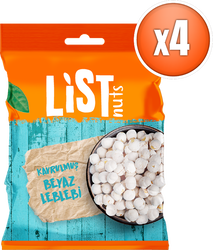 List Nuts Beyaz Leblebi 4 x 90 g - Thumbnail