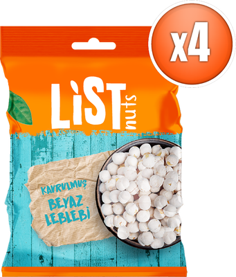 List Nuts Beyaz Leblebi 4 x 90 g
