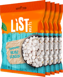 List Nuts Beyaz Leblebi 5 x 90 g - Thumbnail