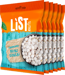 List Nuts Beyaz Leblebi 6 x 90 g - Thumbnail