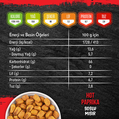 Hot Paprika Soslu Mısır 75 g