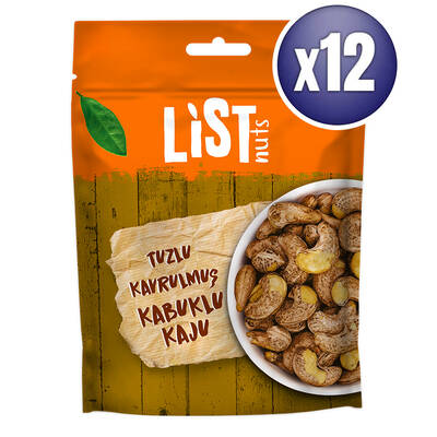 List Nuts Kabuklu Kaju 12 x 70 g