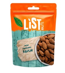 List Nuts - List Nuts Kavrulmuş Badem 140 g List Nuts - List Nuts Kavrulmuş Badem 140 g