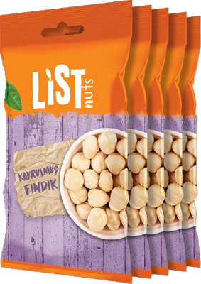 List Nuts Kavrulmuş Fındık İçi 5 x 34 g