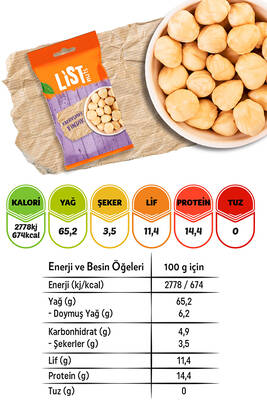 List Nuts Kavrulmuş Fındık İçi 5 x 34 g