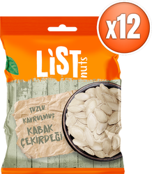 List Nuts Kavrulmuş Kabak Çekirdeği 12 x 90 g - Thumbnail