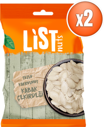 List Nuts Kavrulmuş Kabak Çekirdeği 2 x 180 g - Thumbnail