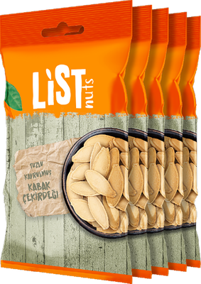 List Nuts Kavrulmuş Kabak Çekirdeği 5 x 40 g