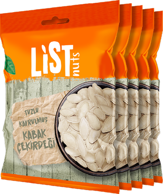 List Nuts Kavrulmuş Kabak Çekirdeği 5 x 90 g