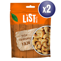 List Nuts - List Nuts Kavrulmuş Kaju 2 x 70 g