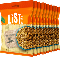 List Nuts Kavrulmuş Sarı Leblebi 10 x 90 g - Thumbnail