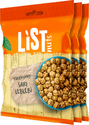 List Nuts Kavrulmuş Sarı Leblebi 3 x 90 g - Thumbnail
