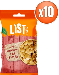 List Nuts - List Nuts Kızarmış Yer Fıstığı 10 x 40 g