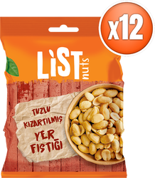 List Nuts Kızarmış Yer Fıstığı 12 x 150 g - Thumbnail