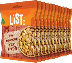 List Nuts Kızarmış Yer Fıstığı 12 x 150 g - Thumbnail