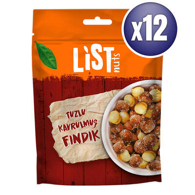 List Nuts Tuzlu Fındık 12 x 80 g