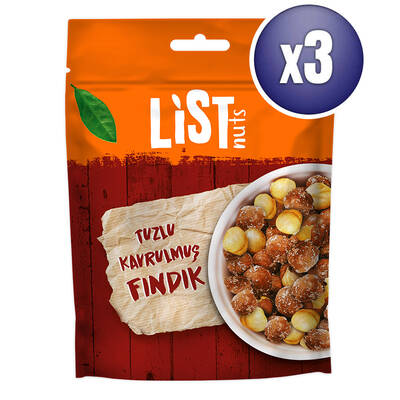 List Nuts Tuzlu Fındık 3 x 80 g