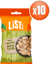 List Nuts Tuzlu Kavrulmuş Antep Fıstığı 10 x 40 g - Thumbnail