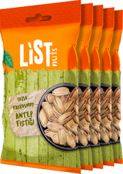 List Nuts Tuzlu Kavrulmuş Antep Fıstığı 5 x 40 g - Thumbnail