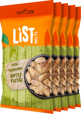 List Nuts Tuzlu Kavrulmuş Antep Fıstığı 5 x 40 g