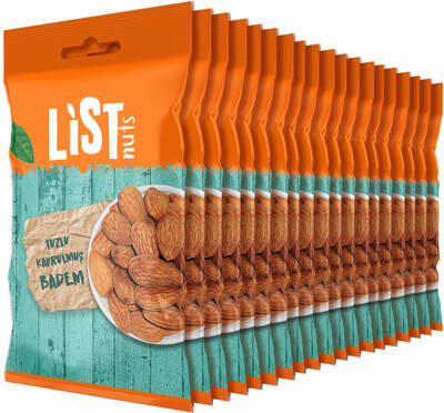 Tuzlu Kavrulmuş Badem 20 x 40 g