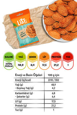 Tuzlu Kavrulmuş Badem 20 x 40 g