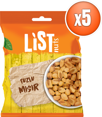 List Nuts Tuzlu Mısır 5 x 180 g