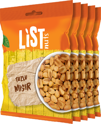 List Nuts Tuzlu Mısır 5 x 180 g