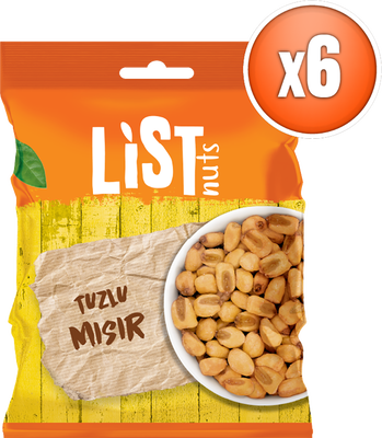 List Nuts Tuzlu Mısır 6 x 180 g