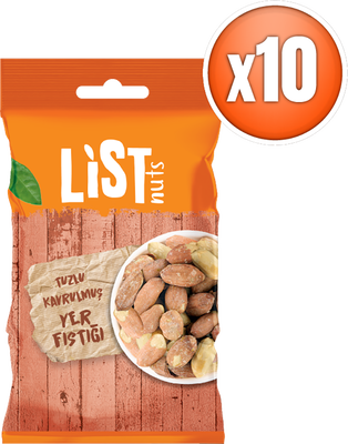 List Nuts Tuzlu Yer Fıstığı 10 x 35 g