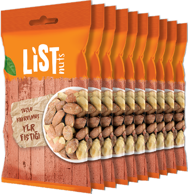 List Nuts Tuzlu Yer Fıstığı 10 x 35 g